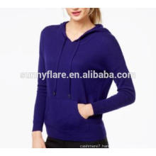 High Quality Women Pure Cashmere Coat Sweater